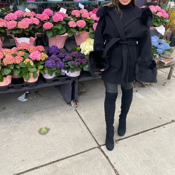 Lcuppini L’Cuppini black cashmere coat - Used 1x - Picture 3 of 3